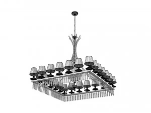 Sherwood Chandelier 3D Model