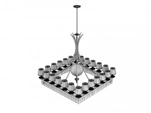 Sherwood Chandelier 3D Model