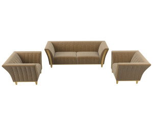 Adora diamante sofa and Chair Set 3D 模型