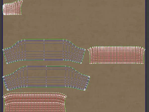 Koket Mia Sofa and Chair Set 3D Model