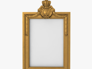 Baroque Picture Frame 24 3D 模型