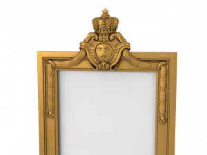 Барокова фоторамка 24 3D Модель