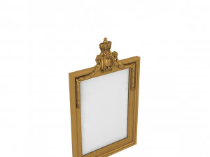 Baroque Picture Frame 23 3D Model