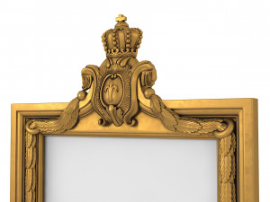 Baroque Picture Frame 23 3D 모델