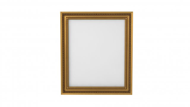 Baroque Picture Frame 22 3Dモデル .c4d .max .obj .3ds .fbx .stl .blend 