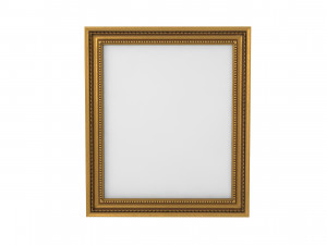 Baroque Picture Frame 22 3D 模型