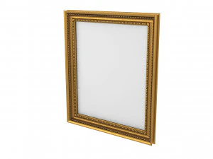 Baroque Picture Frame 22 3D Model
