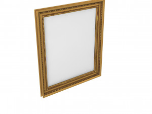 Baroque Picture Frame 22 3Dモデル