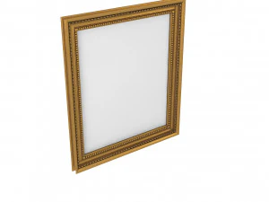 Baroque Picture Frame 22 3D Model