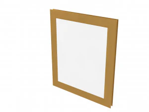 Baroque Picture Frame 22 3D Model