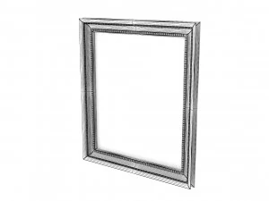 Baroque Picture Frame 22 3D Model