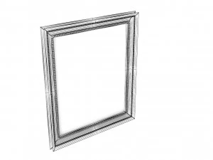 Baroque Picture Frame 22 3D Model