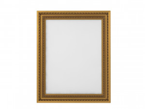 E Baroque Picture Frame 21 3D 模型