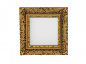 Baroque Picture Frame 20 3D 模型