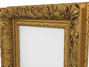Baroque Picture Frame 20 3D Model