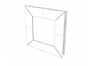 Baroque Picture Frame 20 3D Model