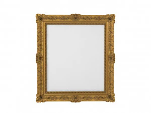Baroque Picture Frame 19 3D Model