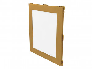 Baroque Picture Frame 19 Modello 3D