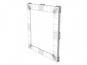 Baroque Picture Frame 19 Modello 3D