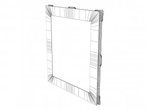 Baroque Picture Frame 19 3D Model