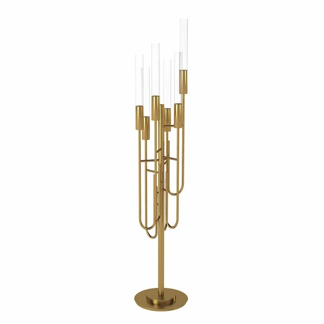 Luxxu Gala Floor lamp 3D Model .c4d .max .obj .3ds .fbx .stl .blend 
