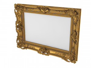 Baroque Picture Frame 18 Modèle 3D