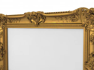 Baroque Picture Frame 18 3D Model