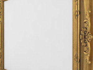 Baroque Picture Frame 17 3D Model