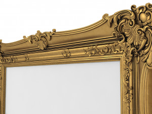 Baroque Picture Frame 17 3D Model
