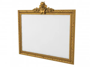Baroque Picture Frame 16 3D Model