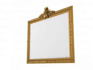 Baroque Picture Frame 16 3D Model