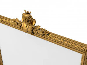 Baroque Picture Frame 16 3D Model