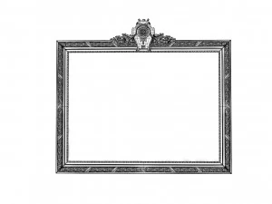 Baroque Picture Frame 16 3D Model