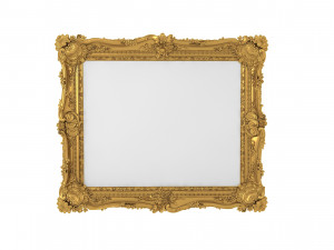 Baroque Picture Frame 15 3D 模型