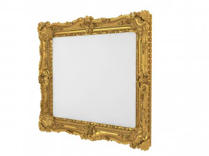 Baroque Picture Frame 15 3D Model