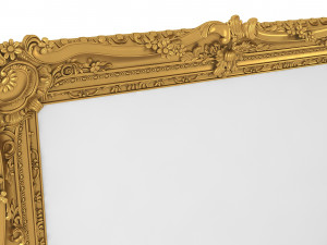 Baroque Picture Frame 15 Modèle 3D