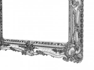Baroque Picture Frame 15 3D Model