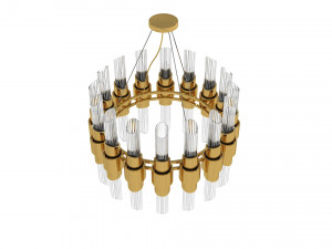 Luxxu Collection Tycho Round Chandelier Model 3D