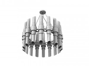 Luxxu Collection Tycho Round Chandelier Model 3D