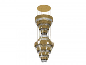 Luxxu Collection Empire Xl Theatre foyer chandelier 3D Модель