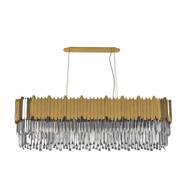 Luxxu Collection Empire Snooker Chandelier 3D 模型 .c4d .max .obj .3ds .fbx .stl .blend