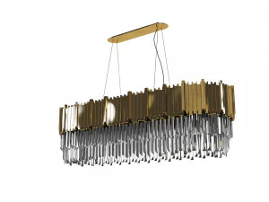Luxxu Collection Empire Snooker Chandelier 3D Model
