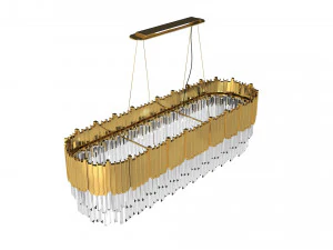 Luxxu Collection Empire Snooker Chandelier 3D Model