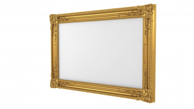 Baroque Picture Frame 14 Modelo 3D .c4d .max .obj .3ds .fbx .stl .blend 