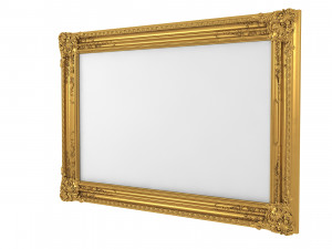 Baroque Picture Frame 14 Modelo 3D