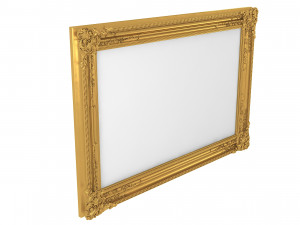 Baroque Picture Frame 14 Modelo 3D