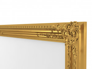Baroque Picture Frame 14 Modelo 3D