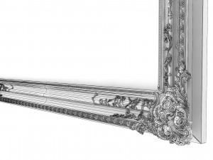 Baroque Picture Frame 14 Modelo 3D