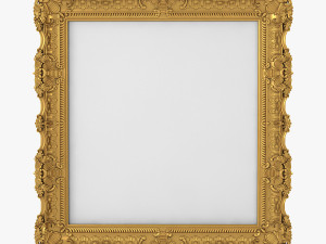 Baroque Picture Frame 13 3D 模型