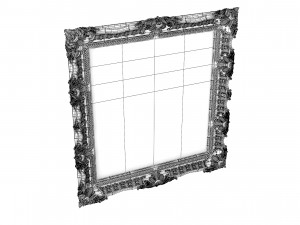 Baroque Picture Frame 13 Modello 3D